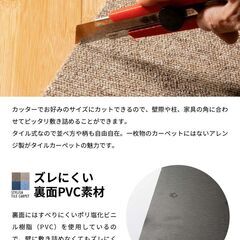 タイルカーペット ラグ 50×50cm 16枚 セットの画像