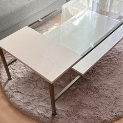 ニトリ ガラス ローテーブル