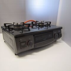 リンナイ  ガステーブル プロパンガス LP用  幅約56cm 片面焼きグリル(水なしグリル）   右強火力 KG35NBKR  2022年製の画像