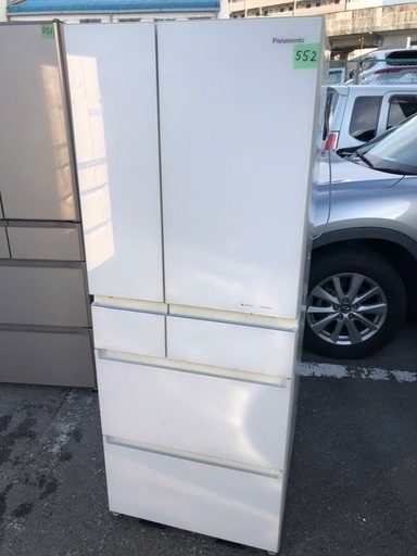 NO 552 福岡市内配送設置無料✨　パナソニック パナソニック パーシャル搭載冷蔵庫 NR-SPF453X-W  450L