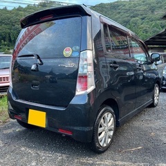 月々8千円〜分割払い可‼️ 車検2年付き！【名義変更代込み】☆スズキ ワゴンRスティングレー☆純正ディスプレイオーディオ付き☆ETC付き☆バックカメラ付き☆プッシュスタート☆ドライブレコーダー付きのフル装備☆純正アルミ☆事故修復歴無し☆そのまま乗って帰れます！の画像