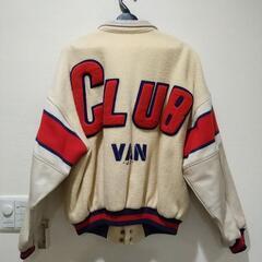 VAN JAC. 袖革スタジャン