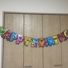 キャットナップ　誕生日飾り付け