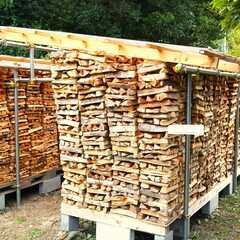 広葉樹乾燥薪【20kg/120サイズ/1箱＠1,600円～】★ご希望箱数準備します★の画像