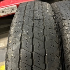 あげます！軽バン軽トラタイヤ２本　145/80R12  80/78N(145R12 6PR相当)の画像