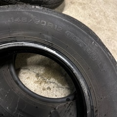 あげます！軽バン軽トラタイヤ２本　145/80R12  80/78N(145R12 6PR相当)の画像