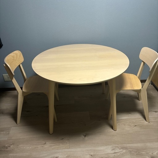 IKEA テーブル&椅子2脚セット