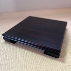 高級花台　木製29cm 久居市功労賞記念品　未使用の画像