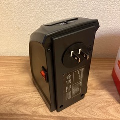 コンパクトファンヒーター リモコン付きの画像