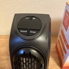コンパクトファンヒーター リモコン付きの画像