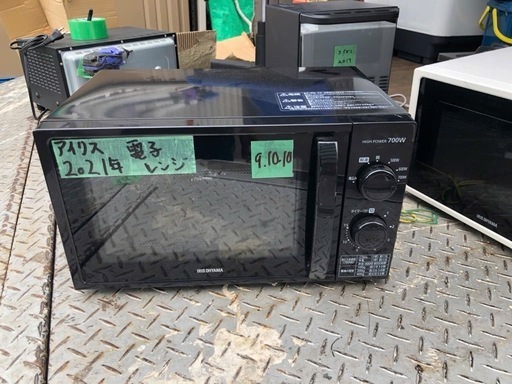 2021年 アイリスオーヤマ IRIS OHYAMA 単機能レンジ ターンテーブル 横開き 17L 60Hz（西日本地域対応） IMG-T177-6-B