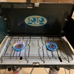 カセットガスで安心。SOTOツーバーナー　の画像