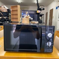 【リサイクルショップ　ピカソ　小松原】2020年製 アイリスオーヤマ 17L 60Hz ターンテーブル 電子レンジ ブラック PMB-T176★9051★の画像