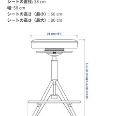 無料IKEAハイチェアの画像