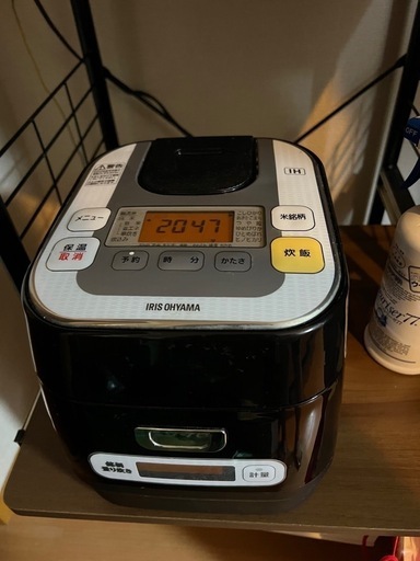 【受け渡し者決定\n】アイリスオーヤマ　炊飯器