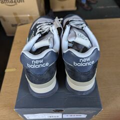 売約済！D151　ニューバランス ML574 NEW BALANCE スニーカー メンズ グリーン 緑 ブラック 黒 ML574DVB の画像