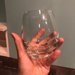 しずく型グラス6 アイスコーヒー 薄い 業務用 飲食店 カフェ　 の画像