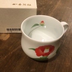 【未使用】香蘭社マグカップ　柄違い一組の画像
