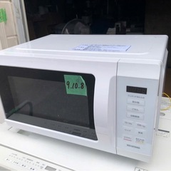 福岡市内配送無料 2023年　電子レンジ 18L フラットテーブル IMB-F186-W ホワイト