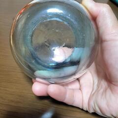 0円★水色ガラス小物入れ★の画像