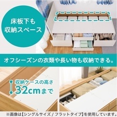 セミダブルベッドフレーム(ニトリ)
