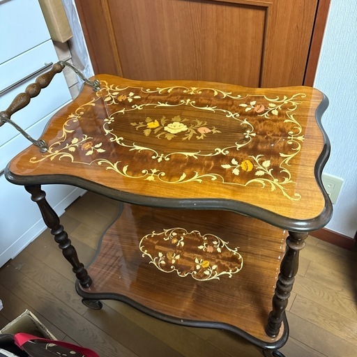 イタリア製 アンティーク キッチンワゴン