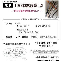 ティンホイッスル一日体験会