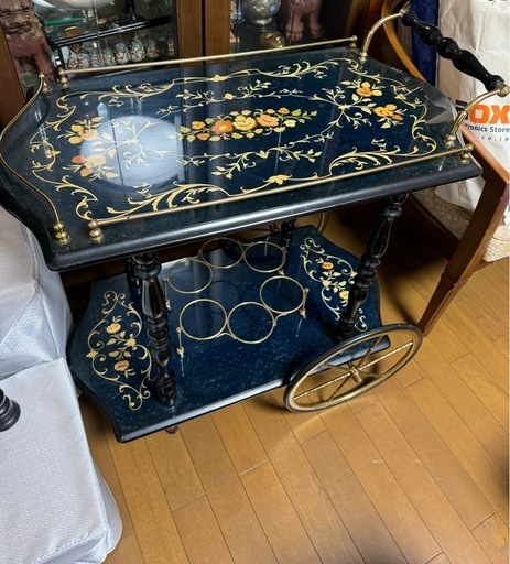 イタリア製 アンティーク キッチンワゴン