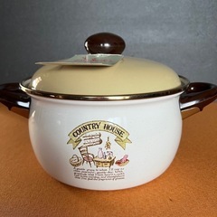【新品】ホーロー両手鍋