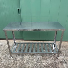 ❗️最終値下げ❗️【美品】ステンレス　作業台　調理台　キッチン用品 