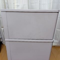 深型　２個組　収納ケース　衣装ケース　の画像