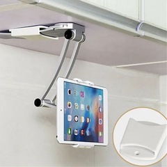2in1 キッチン　タブレット・スマホマウントスタンドの画像