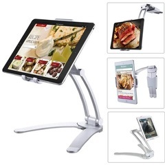2in1 キッチン　タブレット・スマホマウントスタンド