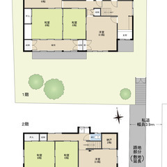 我孫子277㎡  2階建 6SDK+駐車場+庭 - 我孫子市
