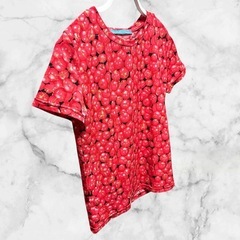 【美品】 エゴイスト❤Tシャツ　さくらんぼ柄　チェリー　レディース　トップスの画像