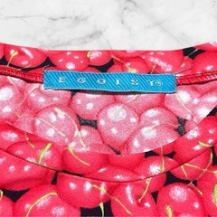 【美品】 エゴイスト❤Tシャツ　さくらんぼ柄　チェリー　レディース　トップスの画像