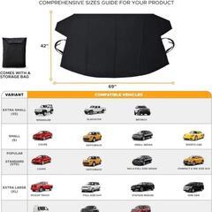 新品未使用★EcoNour (エコノア) 車用 フロントガラス 雪除けカバーの画像