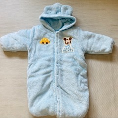 ミッキーマウス　防寒おくるみ