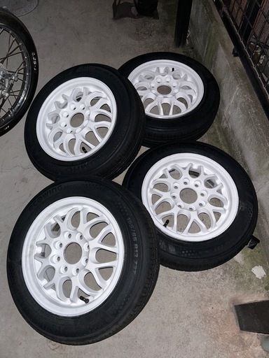 スパルコ 13インチ pcd110/114.3 ホイールのみ 4本セット