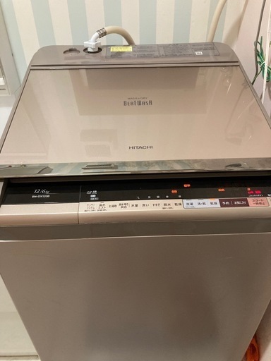 2017年製　日立ビートウォッシュ　12キロ乾燥機付き　洗濯機