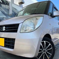 低走行7万キロ台！！月々9千円〜分割払い可❗️ 車検2年付き！【名義変更代込み】大人気☆スズキ パレット☆HDDナビ付き☆走行中DVD見れます☆便利なスライドドア付き☆ドラレコ付き☆スマートキー☆社外アルミ☆そのまま乗って帰れます‼️の画像