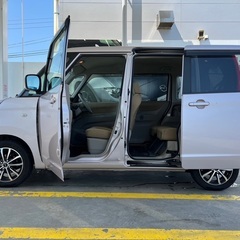 低走行7万キロ台！！月々9千円〜分割払い可❗️ 車検2年付き！【名義変更代込み】大人気☆スズキ パレット☆HDDナビ付き☆走行中DVD見れます☆便利なスライドドア付き☆ドラレコ付き☆スマートキー☆社外アルミ☆そのまま乗って帰れます‼️の画像