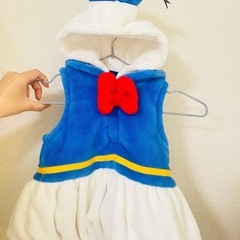 ディズニー　正規品　ドナルドダック　コスプレ　サイズ90