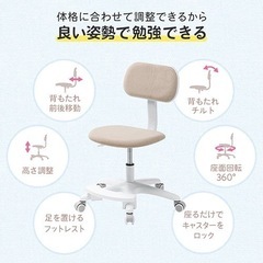 学習椅子(新品未使用)の画像