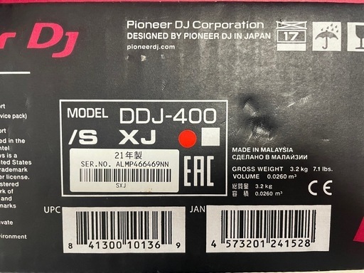 Pioneer DJ　DDJ-400