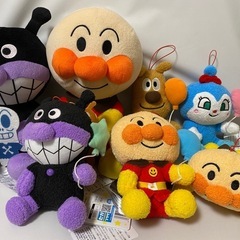 新品タグ付き　アンパンマン　ぬいぐるみ　まとめ売り　おまけ付き