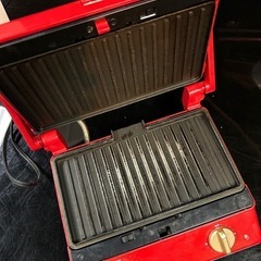 BRUNO  グリルサンドメーカー　赤　ジャンクの画像