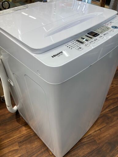 Hisense　ハイセンス   全自動洗濯機　 HW-T45F   4.5kg   風乾燥付き 美品　２１年