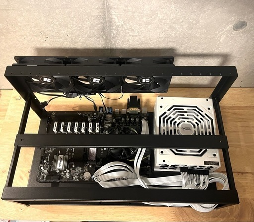 マイニングリグ一式 H110 PRO BTC+/intel corei3-7100/m.2 SSD/DDR4