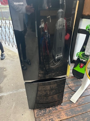 TOSHIBA 東芝 冷凍冷蔵庫 GR-15BS 右開き 2ドア 153L 2018年製 中古